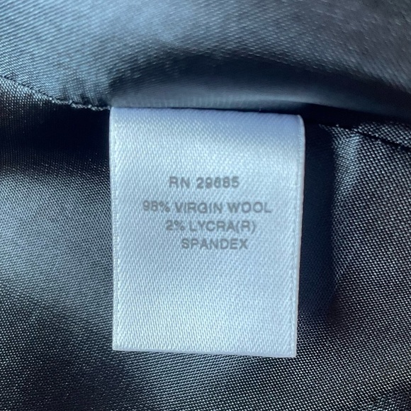 Pendleton Classic Black Wool Blazer Neutral Minimalist Office size 8 - Picture 7 of 13